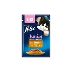 Felix Nourriture Humide|Nourriture^Aussi bon que beau Junior 26x85 g