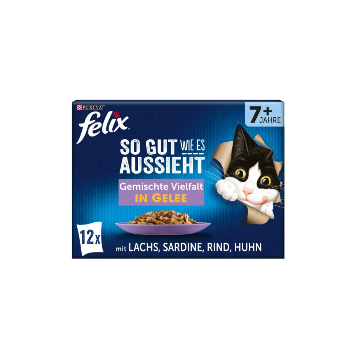 Felix Nourriture Humide^Aussi bon que beau Senior 12 x 85 g