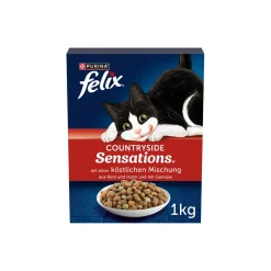 Felix Croquettes Pour Chat^Countryside Sensations Bœuf & Poulet 1 kg
