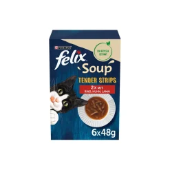 Felix Nourriture Humide^Soup Tender Strips Soupe 4x6x48g