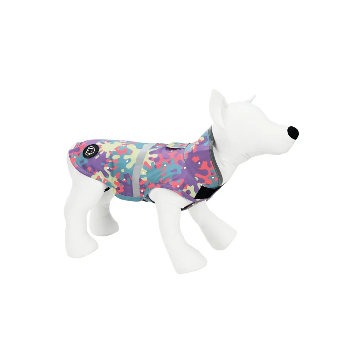FIT+FUN Manteaux Pour Chien|Securité Dans L'Obscurité^Manteau de Pluie Camouflage 24 cm