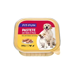 FIT+FUN Nourriture Humide^Pâtée à la dinde et au poulet 9x300 g