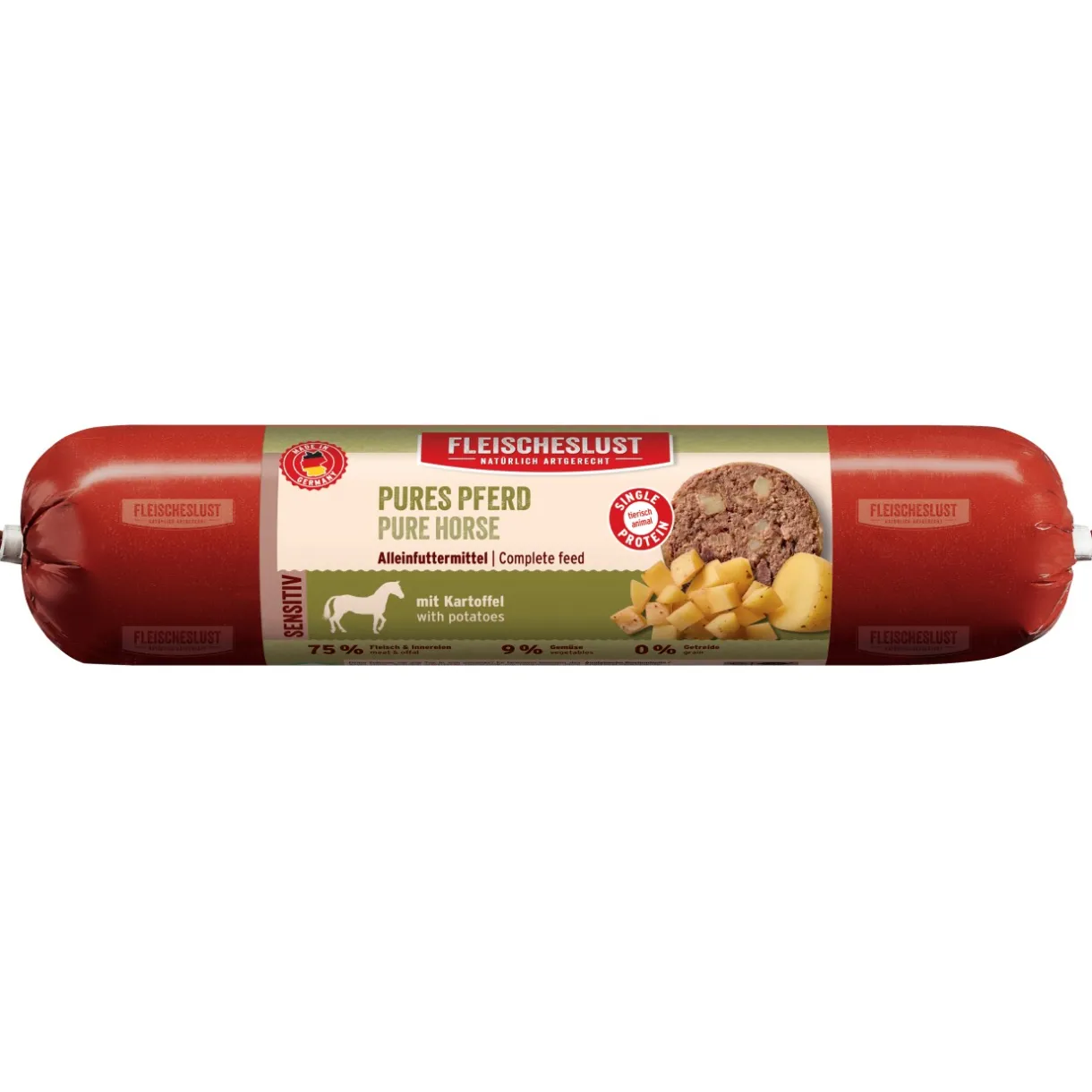 Fleischeslust Nourriture Humide^Nourriture humide chien sensible adulte Cheval 16x400 g