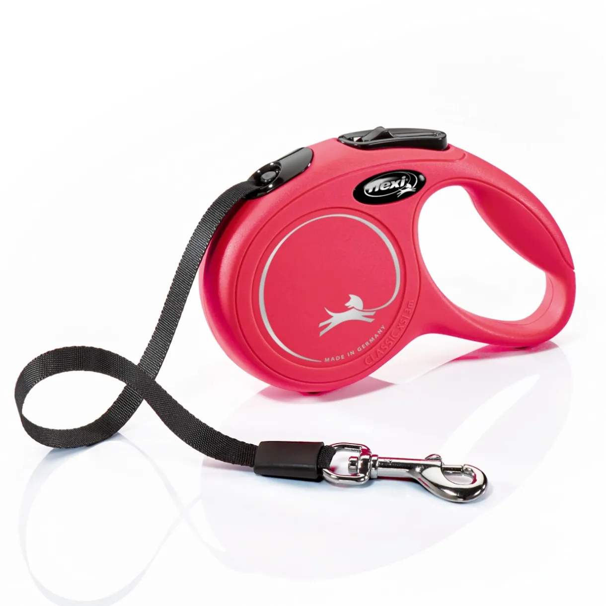 Flexi Laisses|Promener Son Chiot^Laisse New Classic rouge XS, 3 m, 12 kg