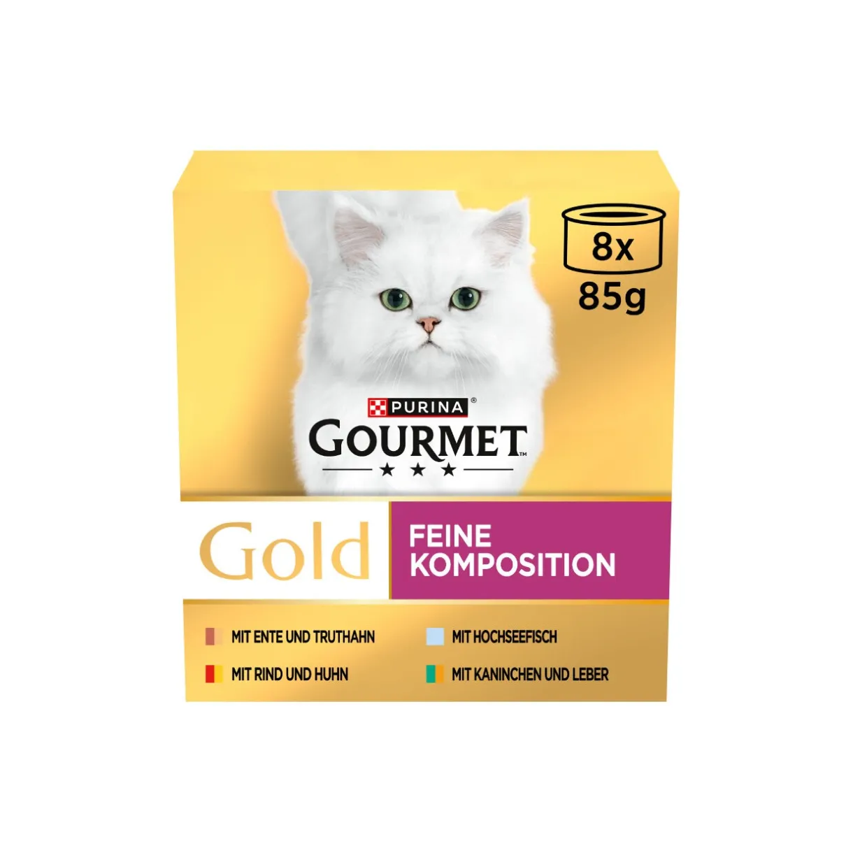 GOURMET Nourriture Humide^Gold Composition fine Mix 8 x 85 g