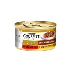GOURMET Nourriture Humide^Gold Délicatesse en Sauce 12 x 85 g