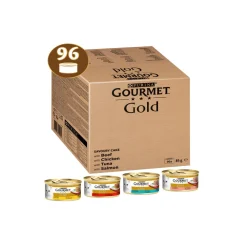 GOURMET Nourriture Humide^Gold LES TIMBALES : aliment humide Mix pour chats 96 x 85 g