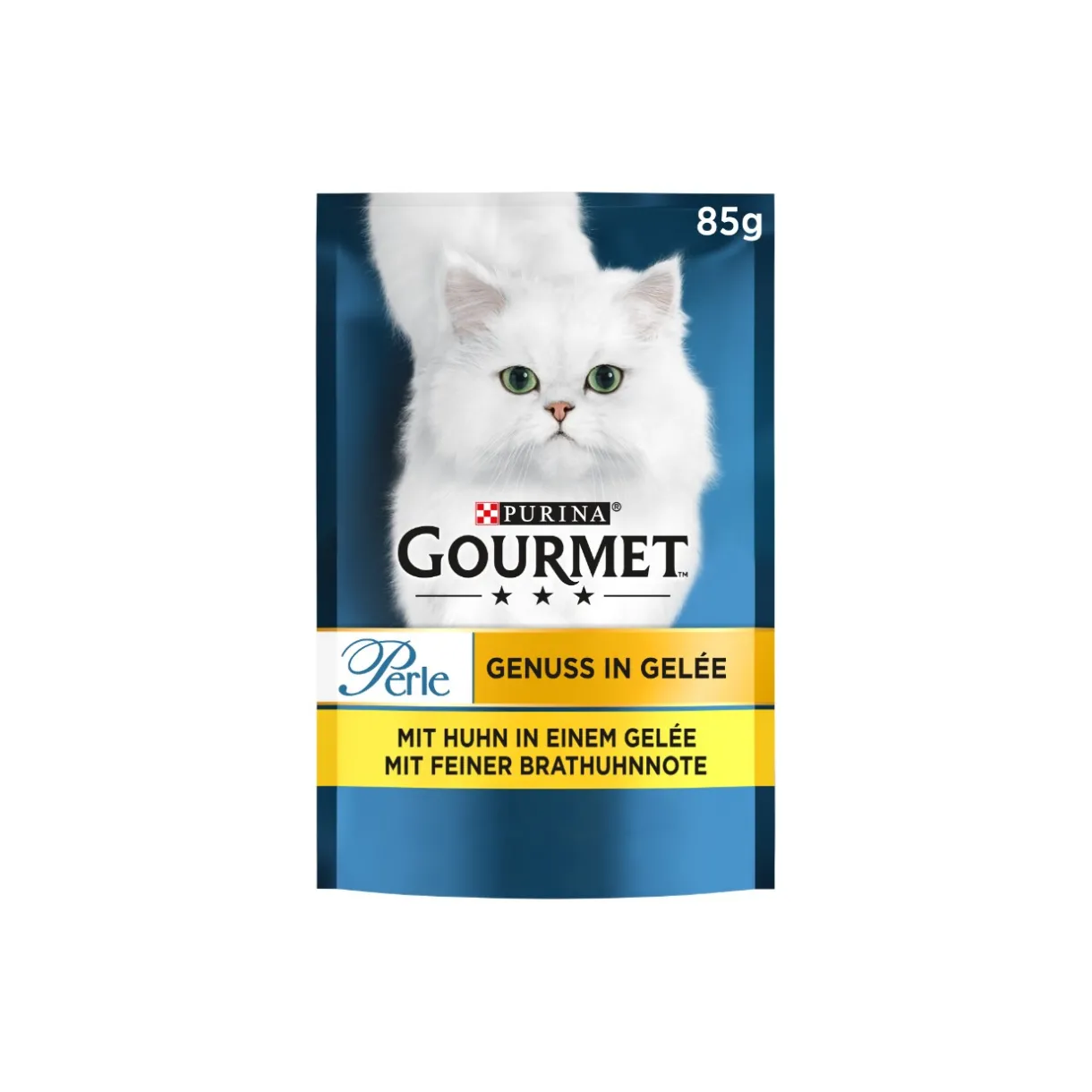 GOURMET Nourriture Humide^PURINA Perle Délicieux en gelée 26 x 85 g Poulet