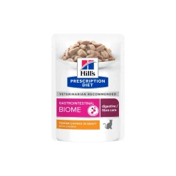 Hill's Alimentation Diététique|Nourriture Diététique Chat^Prescription Diet Gastrointestinal Biome au poulet 12x85g