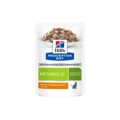 Hill's Alimentation Diététique|Nourriture Diététique Chat^Prescription Diet Metabolic Weight Management Mini au poulet Volaille 12x85 g