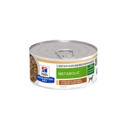 Hill's Nourriture Diététique Chien|Nourriture Humide^Prescription Diet Metabolic Ragoût au Poulet et aux Légumes ajoutés 24 x 156 g