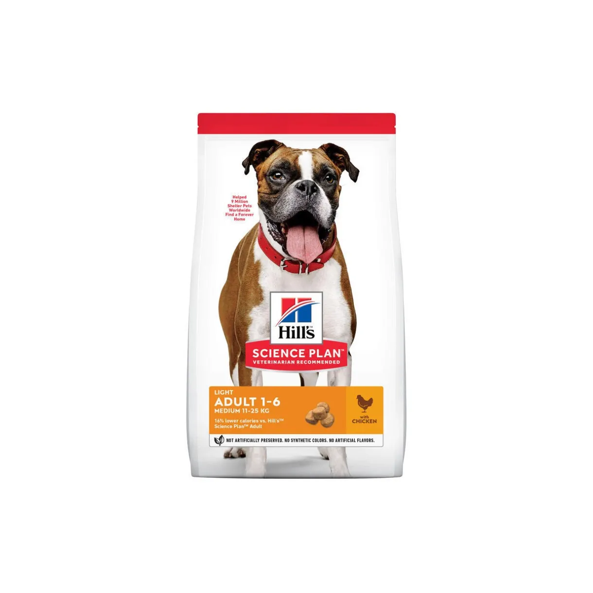 Hill's Croquettes^Science Plan Adult Light Medium au poulet 14 kg