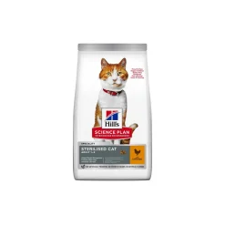 Hill's Croquettes Pour Chat^Science Plan Croquettes pour Chat Adulte, Stérilisé Poulet 3 kg