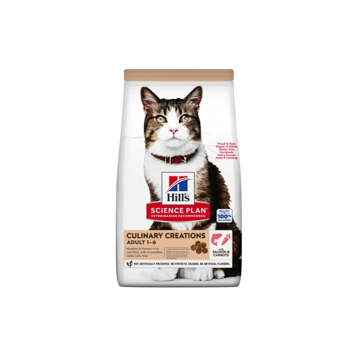 Hill's Croquettes Pour Chat^Science Plan Culinary Creations Adult Saumon et carottes 1,5 kg