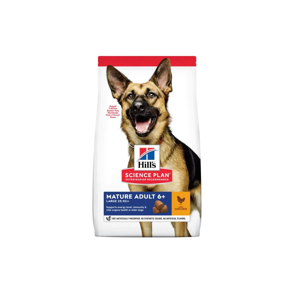 Hill's Croquettes^Science Plan Mature Adult grand chien âgé au poulet 18 kg