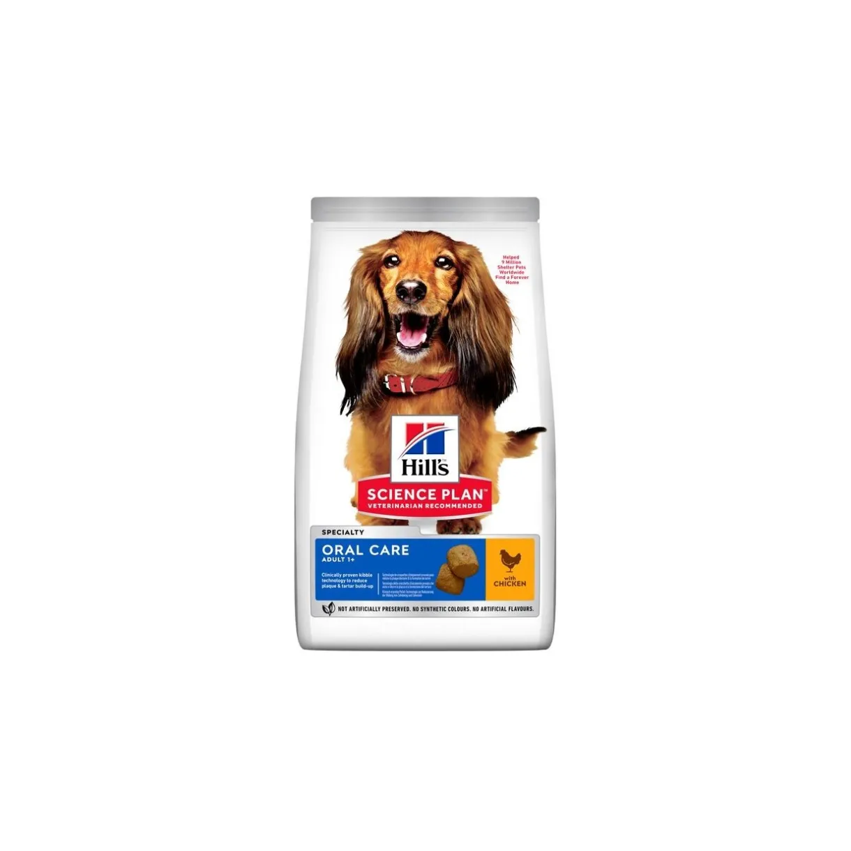 Hill's Croquettes^Science Plan Oral Care Adult, au poulet 12 kg
