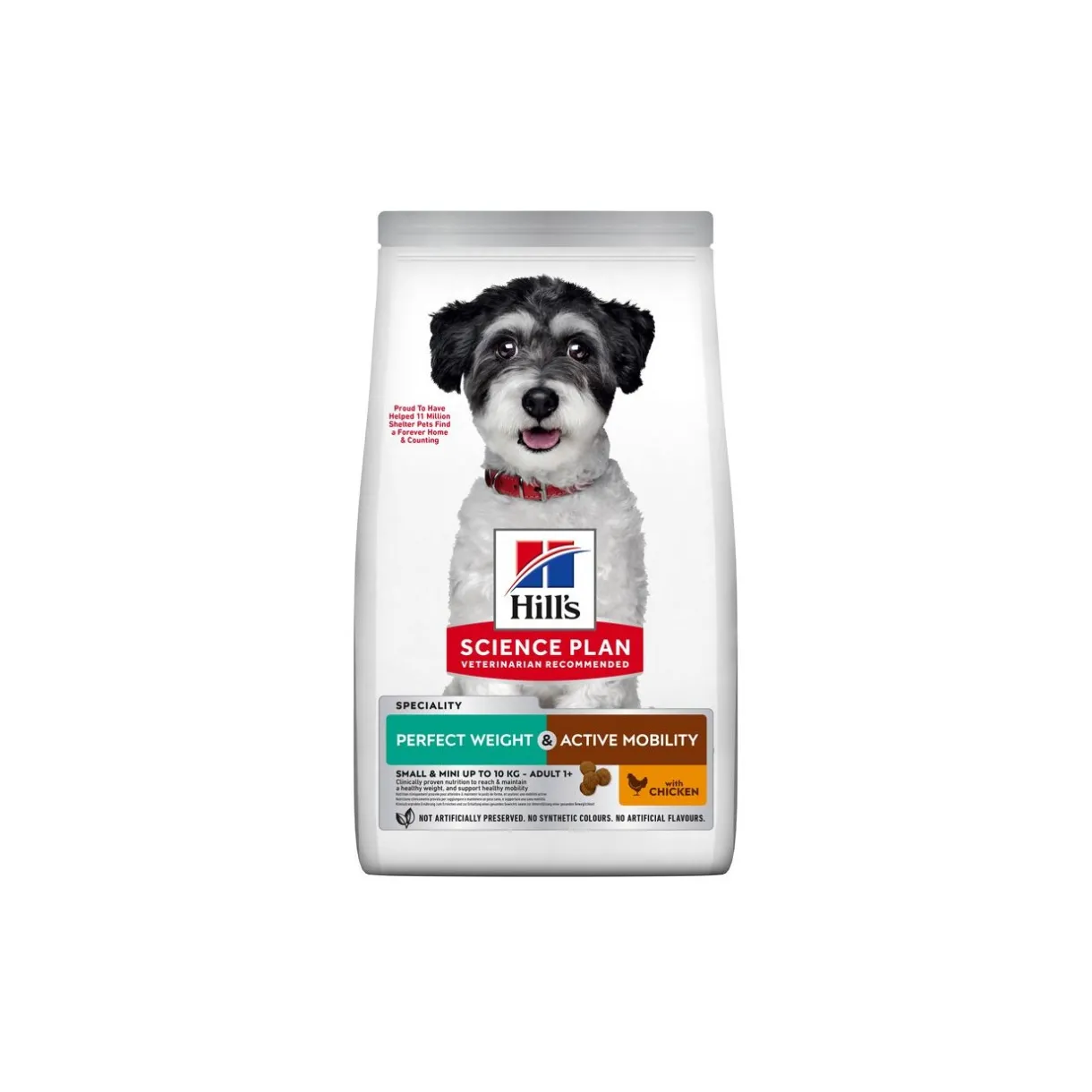 Hill's Croquettes^Science Plan Perfect Weight + Active Mobility Adult Small & Mini au poulet 6 kg