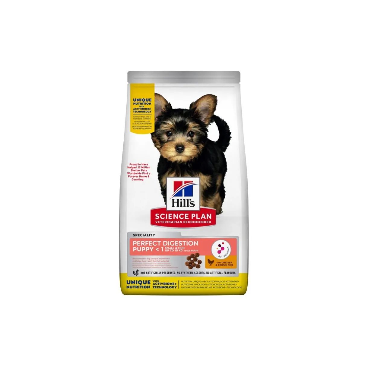 Hill's Croquettes|Nourriture^Science Plan Perfect Digestion Puppy Small & Mini au poulet et au riz 1,5 kg