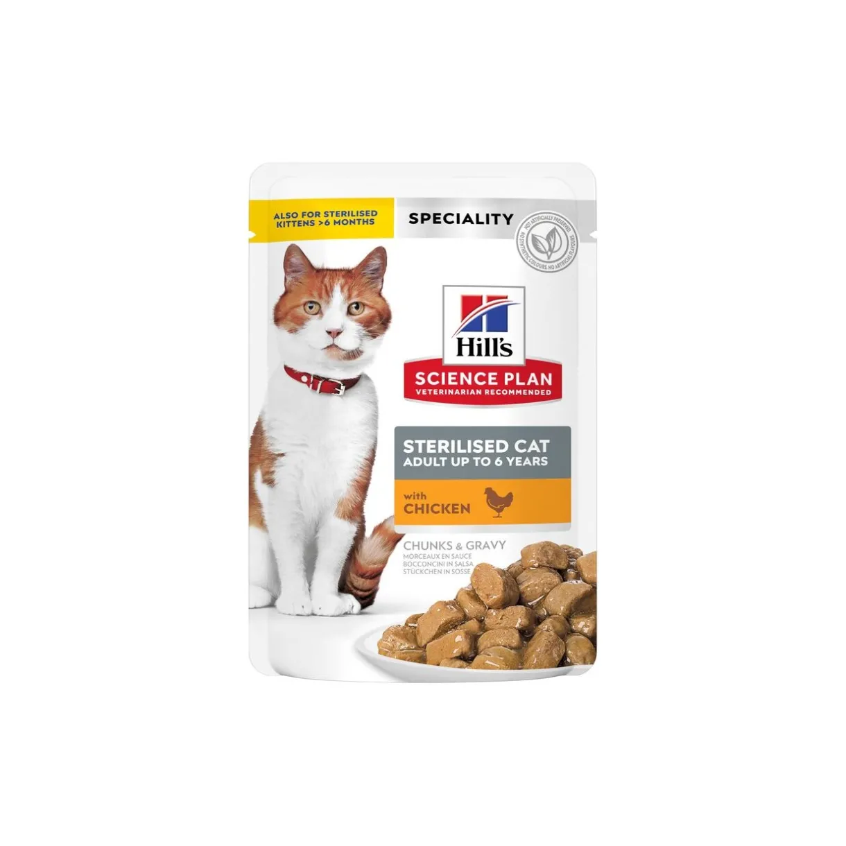 Hill's Nourriture Humide^Science Plan Young Adult Sterilised au poulet 12 x 85 g