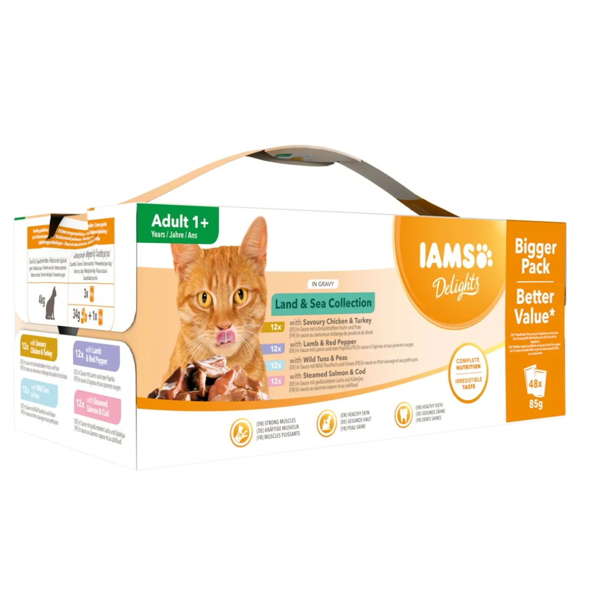 IAMS Nourriture Humide^Delights Adult 48 x 85 g 48x85 g