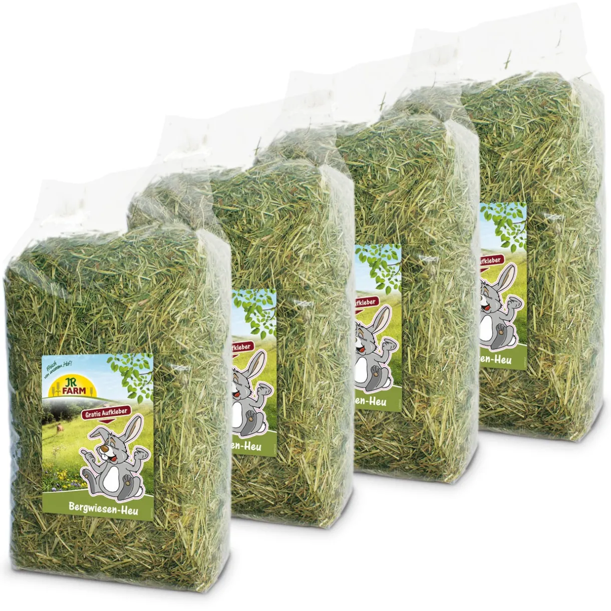 JR Farm Tout Dans Poules & Basse-Cour|Nourriture & Foin^Foin des montagnes 4 x 2,5 kg
