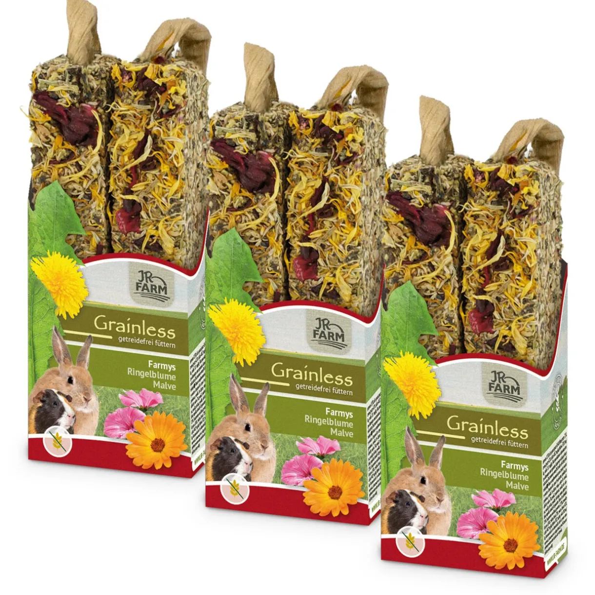 JR Farm Friandises^Grainless Farmy’s fleurs de souci-mauve 3p