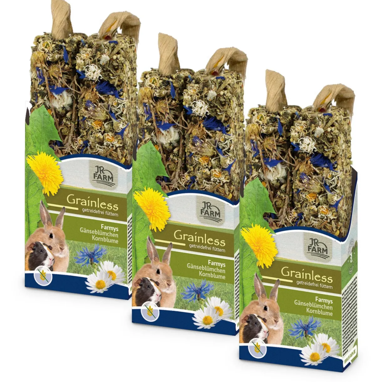 JR Farm Friandises^Grainless Farmy’s Fleurs de pâquerettes 3p