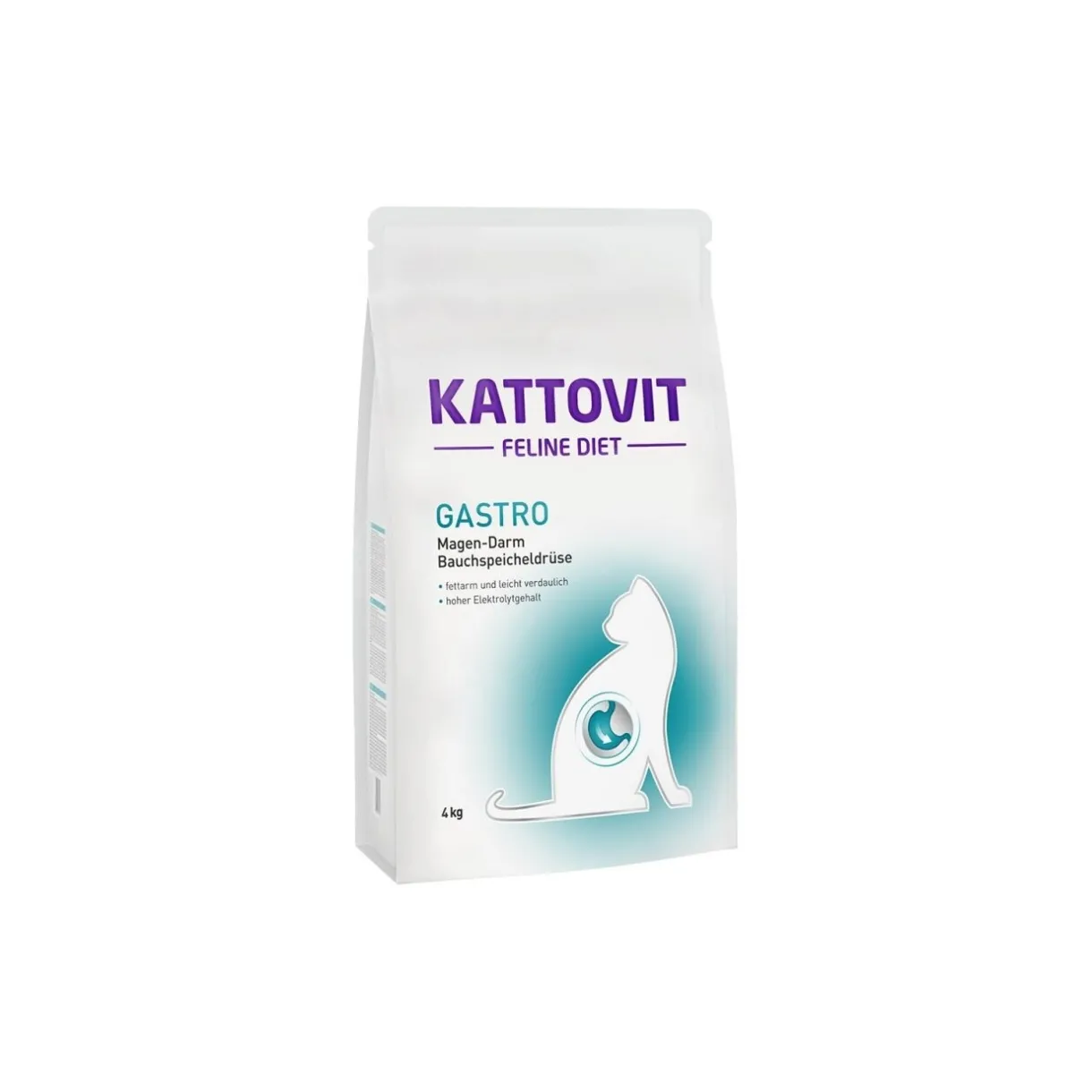KATTOVIT Alimentation Diététique|Nourriture Diététique Chat^Feline Croquettes Chat Gastro 4 kg
