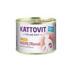 KATTOVIT Régime Rénal|Nourriture Humide^Feline Diet Reins/Renal Poulet 12x185 g