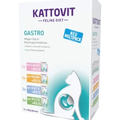 KATTOVIT Nourriture Humide|Alimentation Diététique^Multipack Gastro en sauce 12 x 85 g