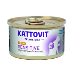 KATTOVIT Nourriture Humide|Hypoallergénique^Nourriture humide Feline Diet pour chat Sensitive Adult 10 x 85 g Poulet
