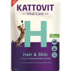 KATTOVIT Nourriture Humide^Vital Care Hair & Skin 24x85g
