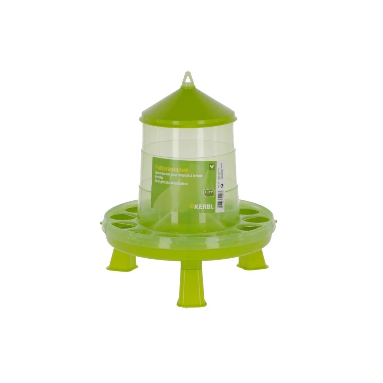 Kerbl Tout Dans Poules & Basse-Cour|Accessoires^Distributeur automatique de nourriture avec support 4,8 l