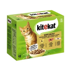 Kitekat Nourriture Humide^Multipack Menu Gourmand en sauce 12x85 g