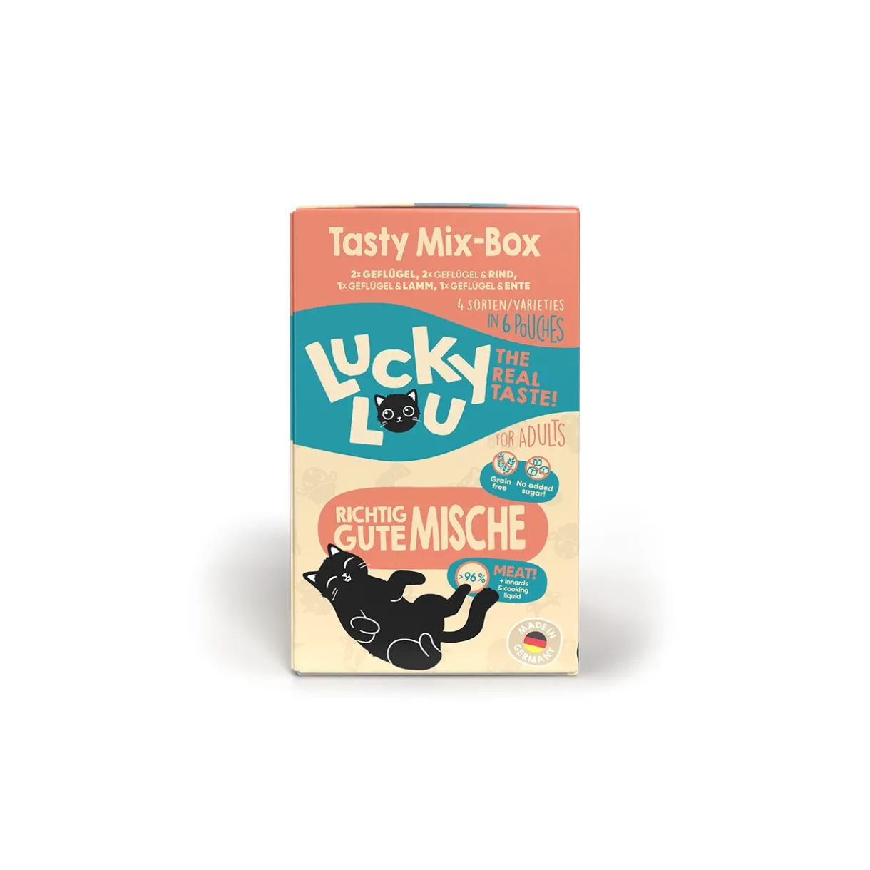 Lucky Lou Nourriture Humide^Adult Tasty-Mix 6x125 g