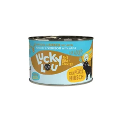 Lucky Lou Nourriture Humide^Nourriture humide chat adulte Volaille et cerf 6x200 g