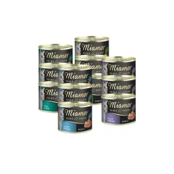 Miamor Nourriture Humide^Feine Filets en gelée pack mixte 12 x 185 g