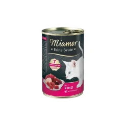 Miamor Nourriture Humide^Fine Proie Bœuf 12x400 g