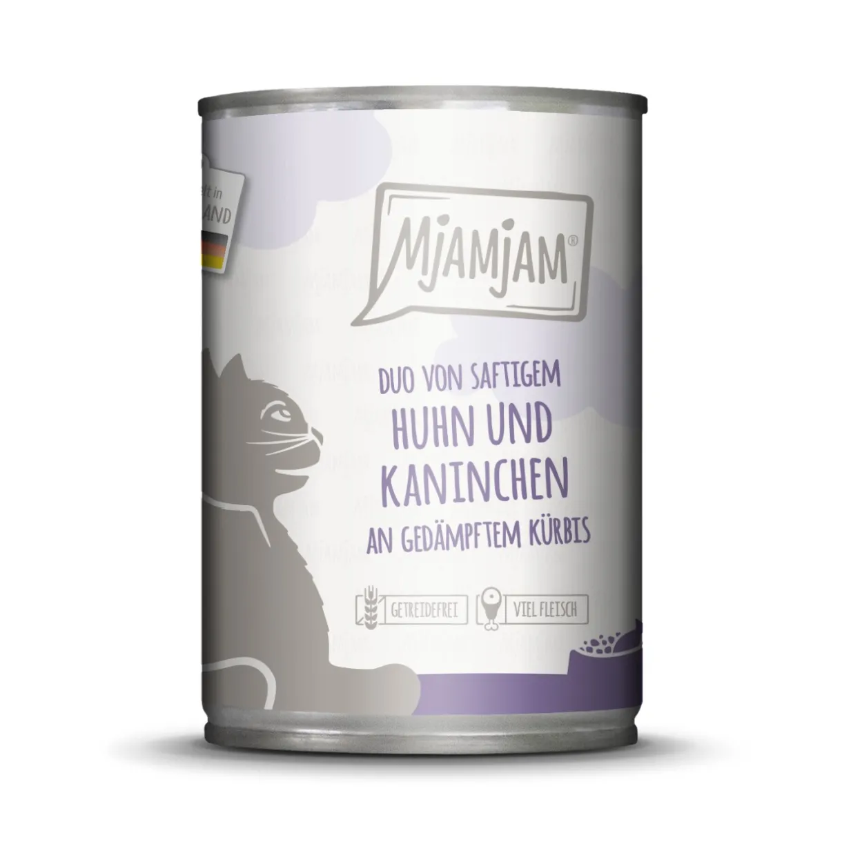 MjAMjAM Nourriture Humide^nourriture humide pour chat adulte, Duo 6x400 g Poulet et lapin