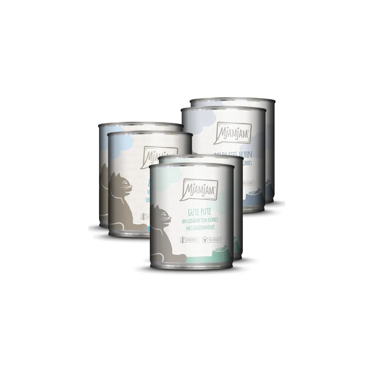 MjAMjAM Nourriture Humide^nourriture humide pour chat adulte, pack mixte 6x800 g Pack mix 2