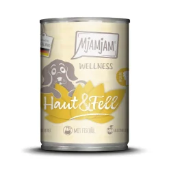 MjAMjAM Nourriture Humide^nourriture humide chien Adult Wellness, peau et pelage Poulet 6 x 400 g
