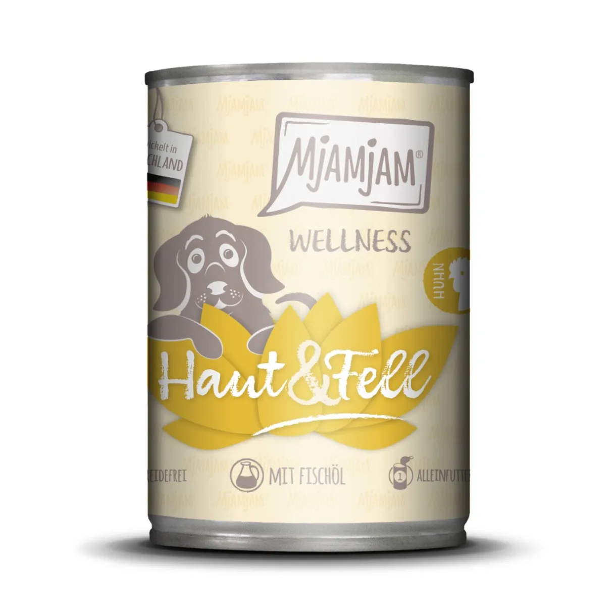 MjAMjAM Nourriture Humide^nourriture humide chien Adult Wellness, peau et pelage Poulet 6 x 400 g