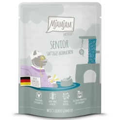 MjAMjAM Nourriture Humide^Nourriture humide chat Senior Quetchie DUO de canard tendre et lapin 6 x 300 g Poulet 6x300 g
