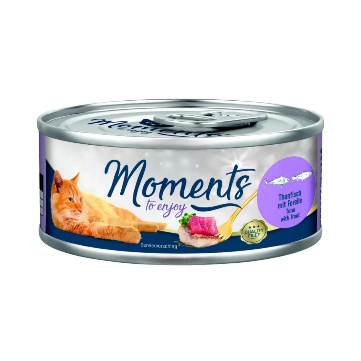 MOMENTS Nourriture Humide^Adult Thon à la Truite 12x70 g