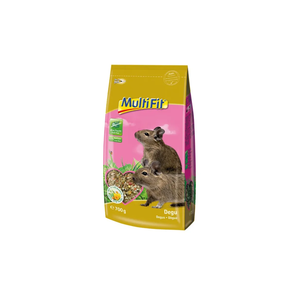 MultiFit Dègues Du Chili|Nourriture Principale^Aliment pour dégus 700g
