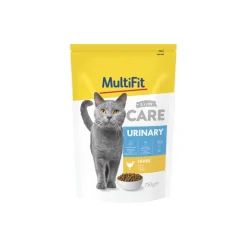 MultiFit Problèmes Urinaires|Nourriture Problèmes Urinaires^Care Croquettes pour chat, Adulte, Urinaire, Poulet 750 g