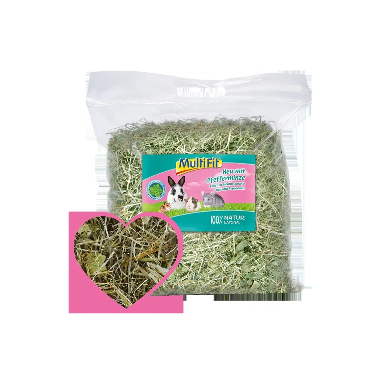 MultiFit Tout Dans Poules & Basse-Cour|Nourriture & Foin^Foin à base de menthe poivree 500 g