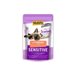 MultiFit Nourriture Humide^It’s Me Scarlett Sensitive au dindon 24x85 g
