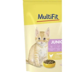 MultiFit Croquettes Pour Chat|Nourriture^nourriture sèche pour chat, junior, poulet 1 kg