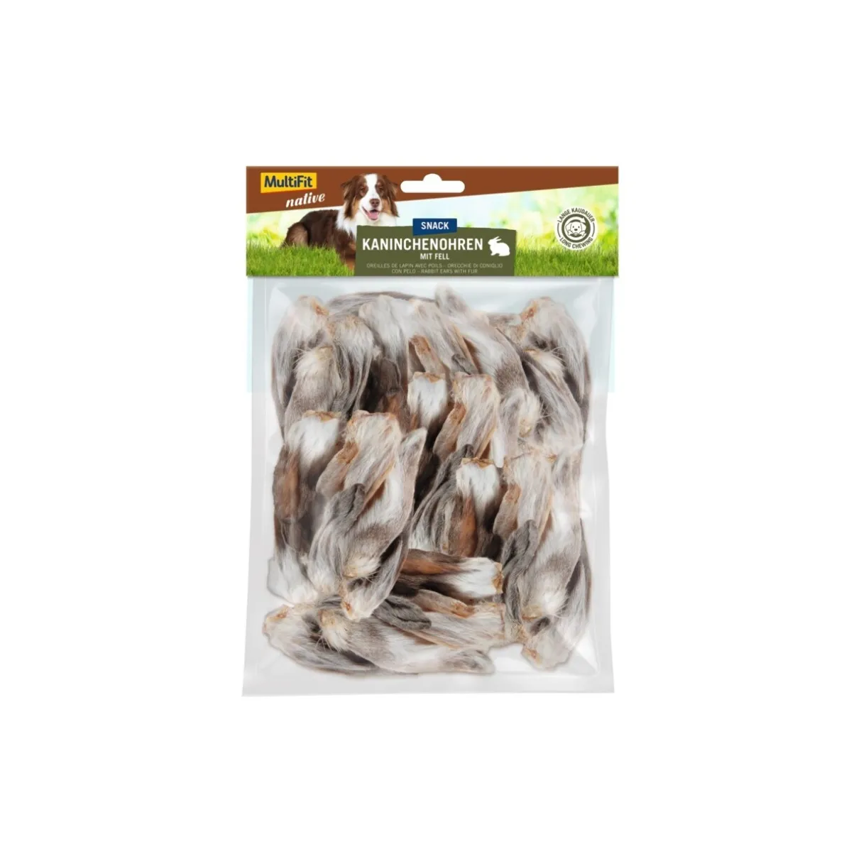 MultiFit Friandises|Nourriture^Oreilles de lapin 100g